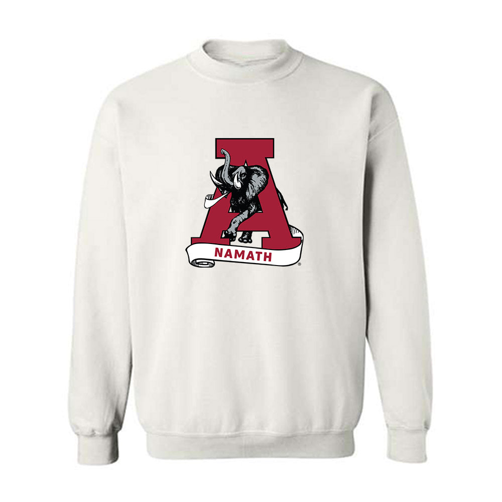 Alabama - Football Alumni : Joe Namath - Crewneck Sweatshirt T-Shirts, Hoodie | CoreVibeTees.com (Image 1)