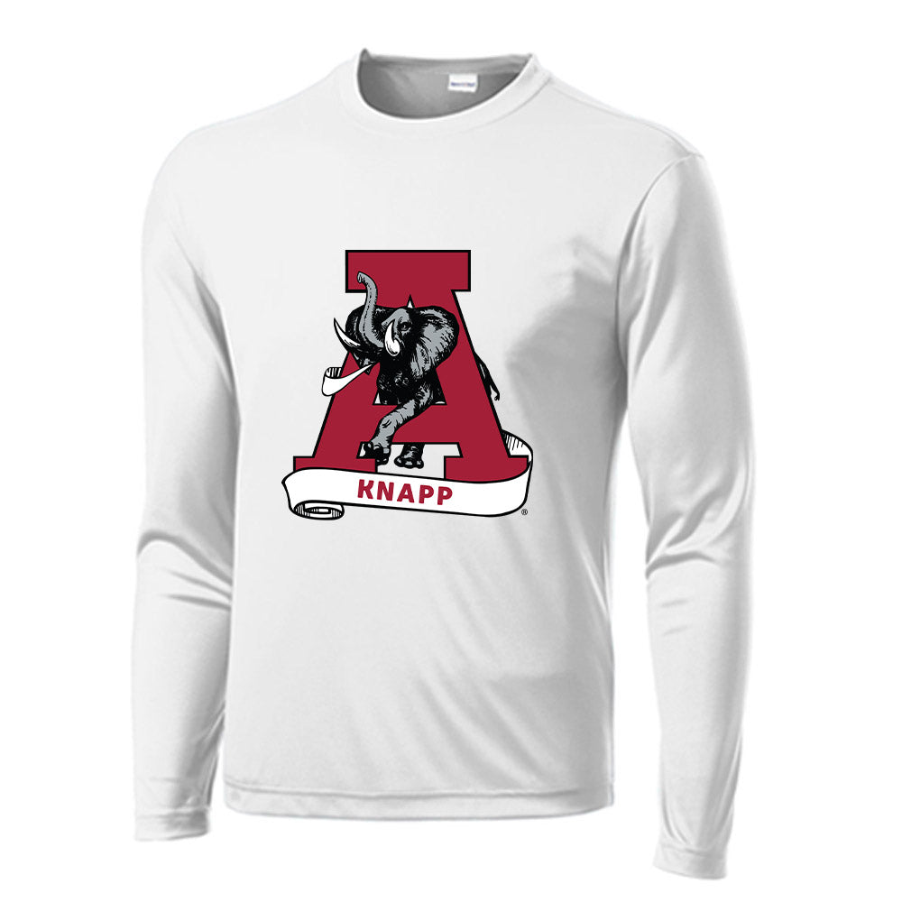 Alabama - Football Alumni : David Knapp - Activewear Long Sleeve T-Shirt Hoodie, Sweatshirt | CoreVibeTees.com (Image 1)