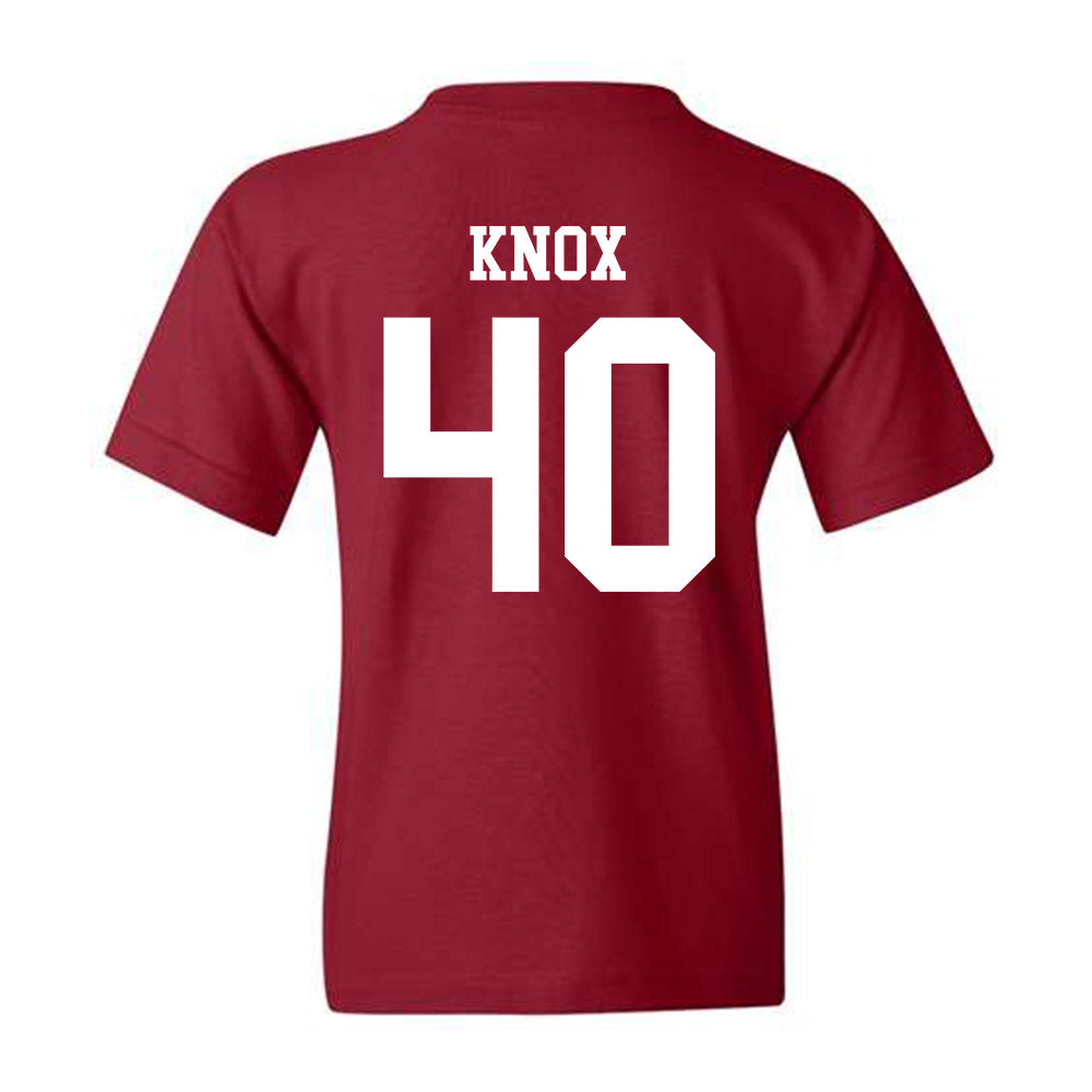 Alabama - Mens Basketball Alumni : Justin Knox - Youth T-Shirt Hoodie, Sweatshirt | CoreVibeTees.com (Image 2)