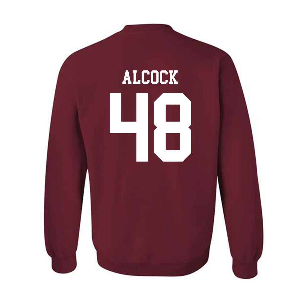 Alabama - NCAA Baseball : Bobby Alcock - Crewneck Sweatshirt T-Shirts, Hoodie | CoreVibeTees.com (Image 2)