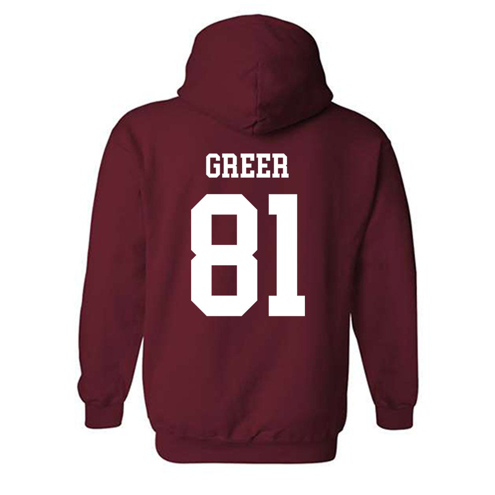 Alabama - Football Alumni : Brandon Greer - Classic Shersey Hooded Sweatshirt T-Shirts, Hoodie | CoreVibeTees.com (Image 2)