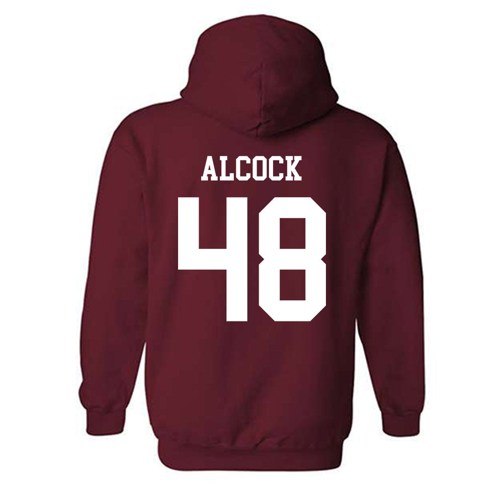 Alabama - NCAA Baseball : Bobby Alcock - Classic Shersey Hooded Sweatshirt T-Shirts, Hoodie | CoreVibeTees.com (Image 2)