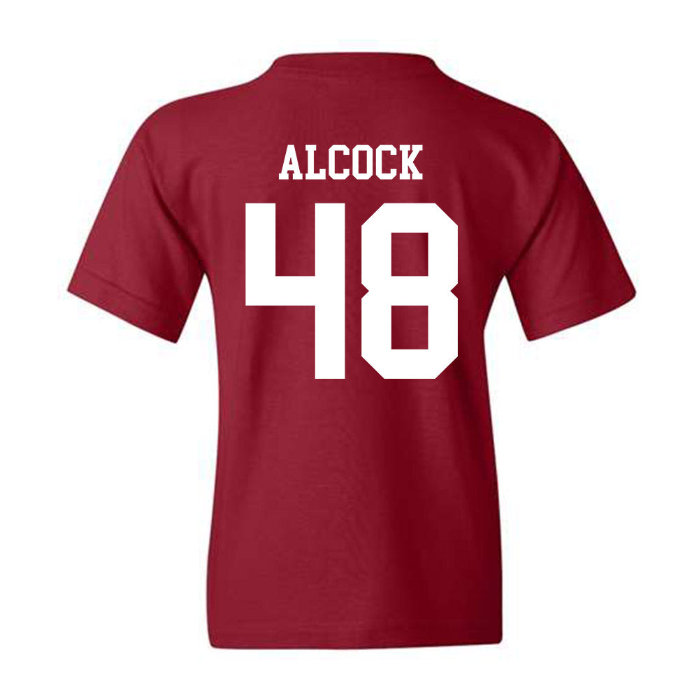 Alabama - NCAA Baseball : Bobby Alcock - Classic Shersey Youth T-Shirt Hoodie, Sweatshirt | CoreVibeTees.com (Image 2)