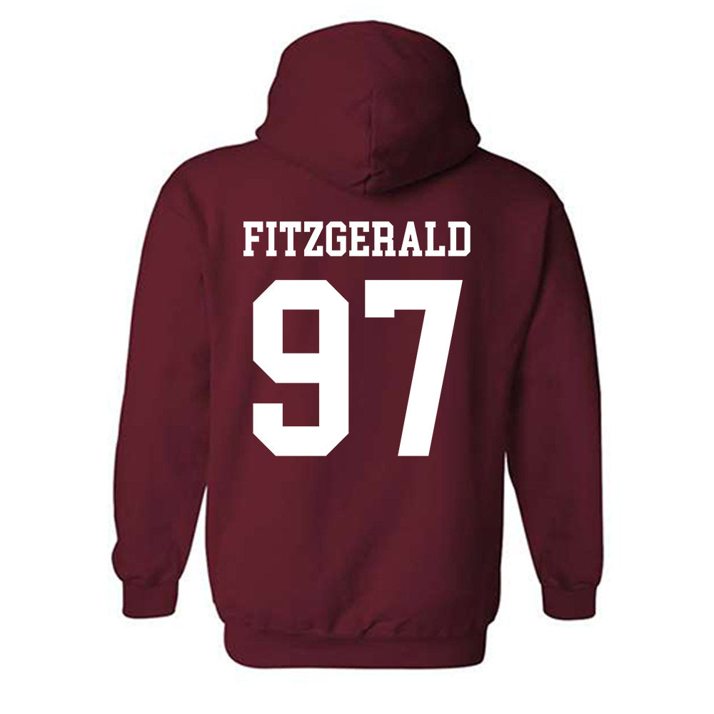 Alabama - Football Alumni : PJ Fitzgerald - Classic Shersey Hooded Sweatshirt T-Shirts, Hoodie | CoreVibeTees.com (Image 2)
