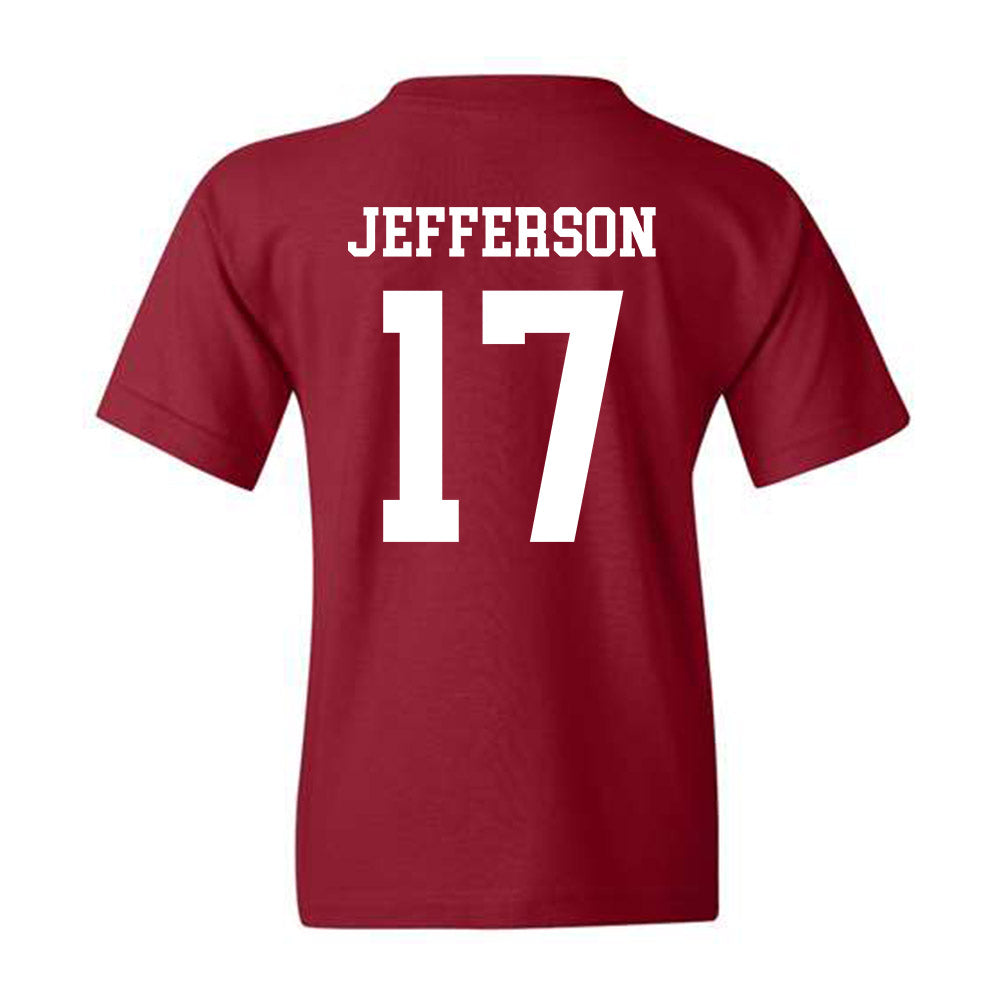 Alabama - NCAA Football : Amari Jefferson - Roll Tide Youth T-Shirt Hoodie, Sweatshirt | CoreVibeTees.com (Image 2)