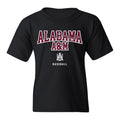 AAMU - NCAA Baseball : Charles Morris - Youth T-Shirt Hoodie, Sweatshirt | CoreVibeTees.com (Image 1)