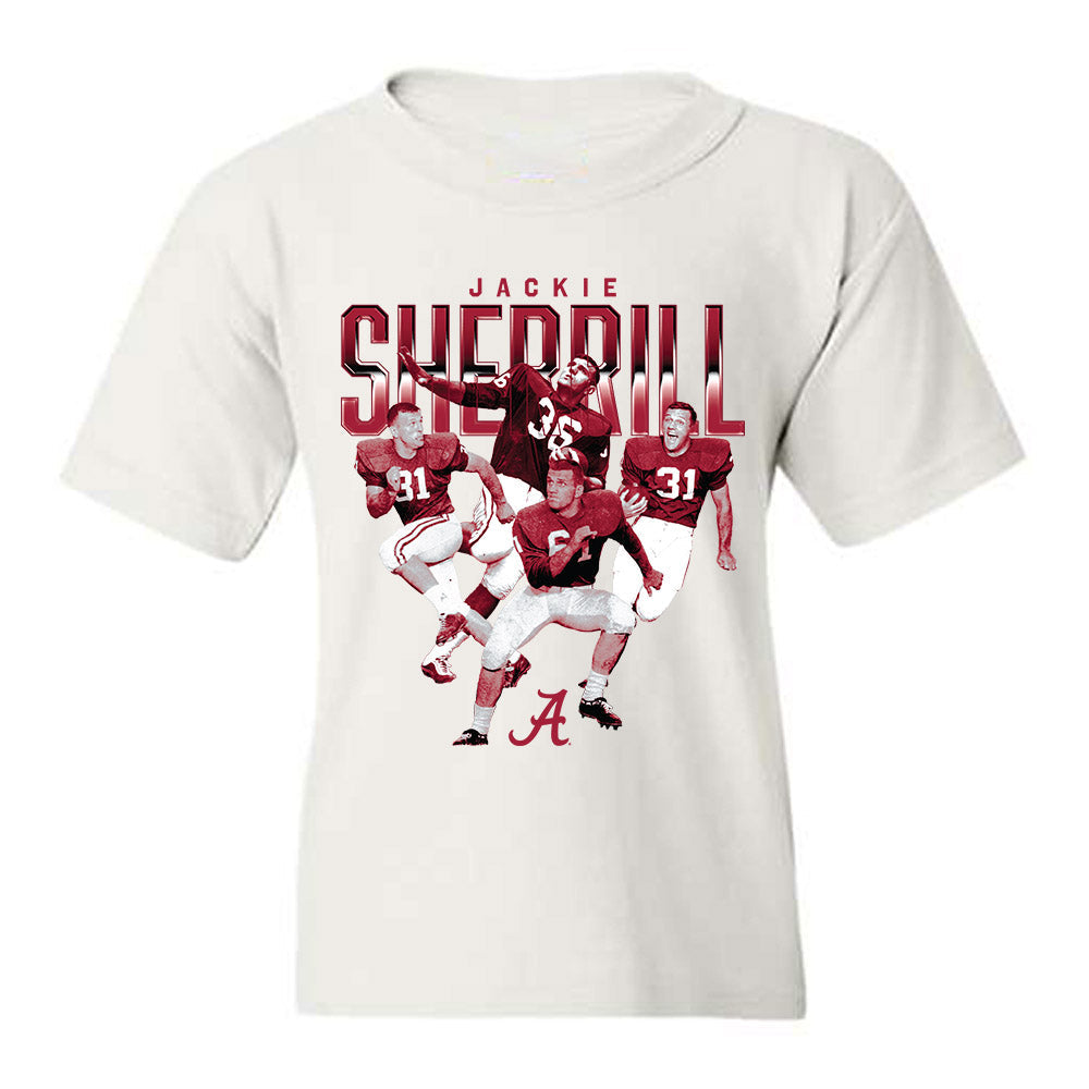 Alabama - Football Alumni : Jackie Sherrill - Player Collage Youth T-Shirt Hoodie, Sweatshirt | CoreVibeTees.com