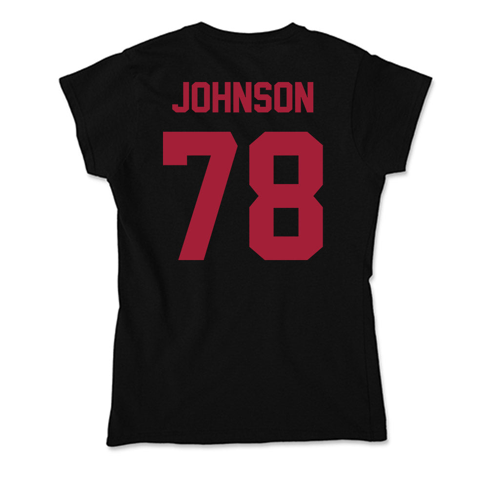 Alabama - Football Alumni : Mike Johnson - Soft Style Women‚Äôs T-Shirt Hoodie, Sweatshirt | CoreVibeTees.com (Image 2)