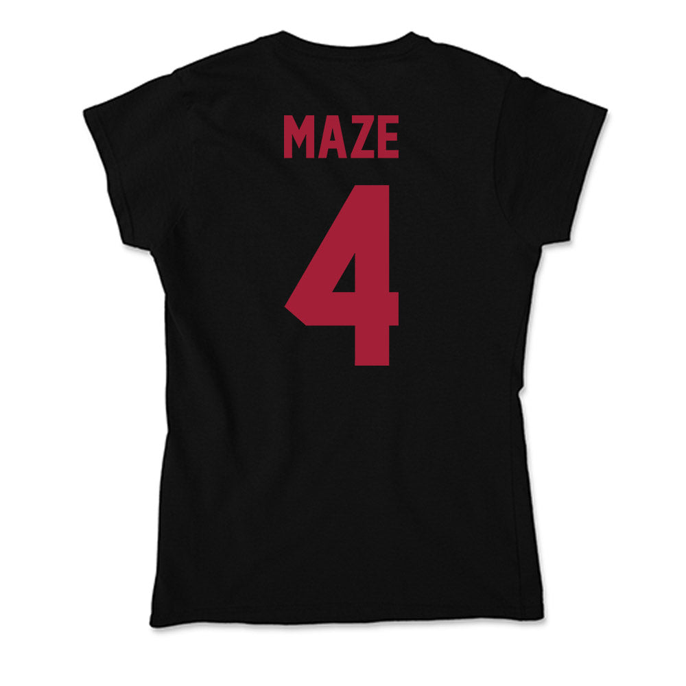Alabama - Football Alumni : Marquis Maze - Soft Style Women‚Äôs T-Shirt Hoodie, Sweatshirt | CoreVibeTees.com (Image 2)