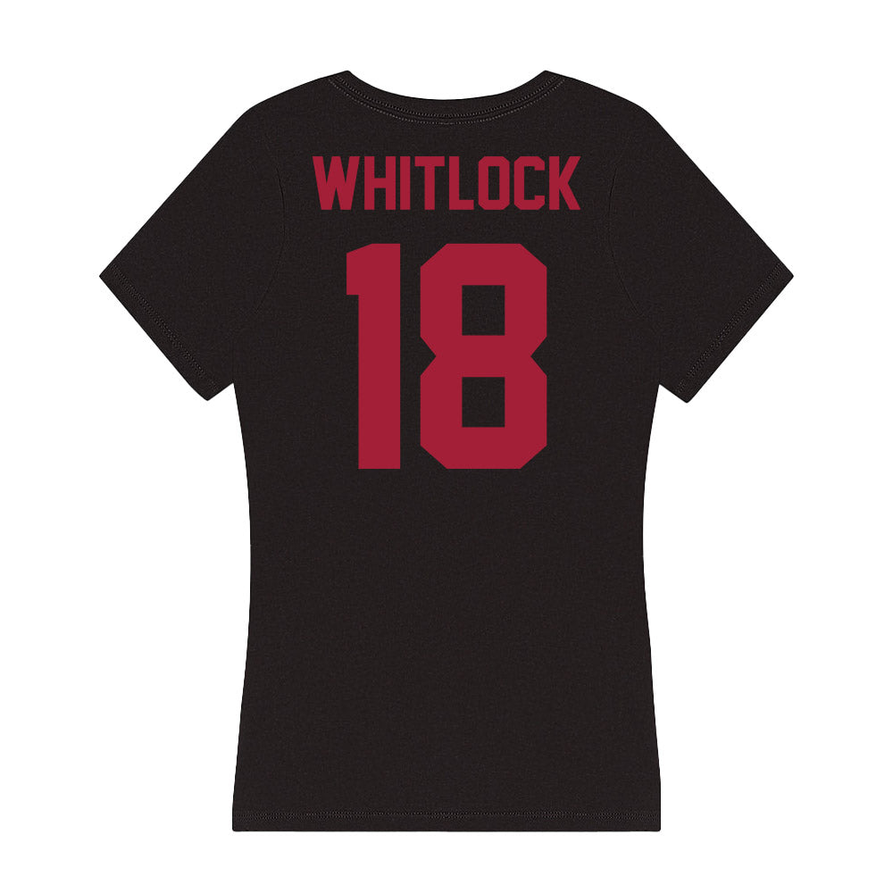 Alabama - Football Alumni : Darin Whitlock - Women's V-Neck T-Shirt Hoodie, Sweatshirt | CoreVibeTees.com (Image 2)