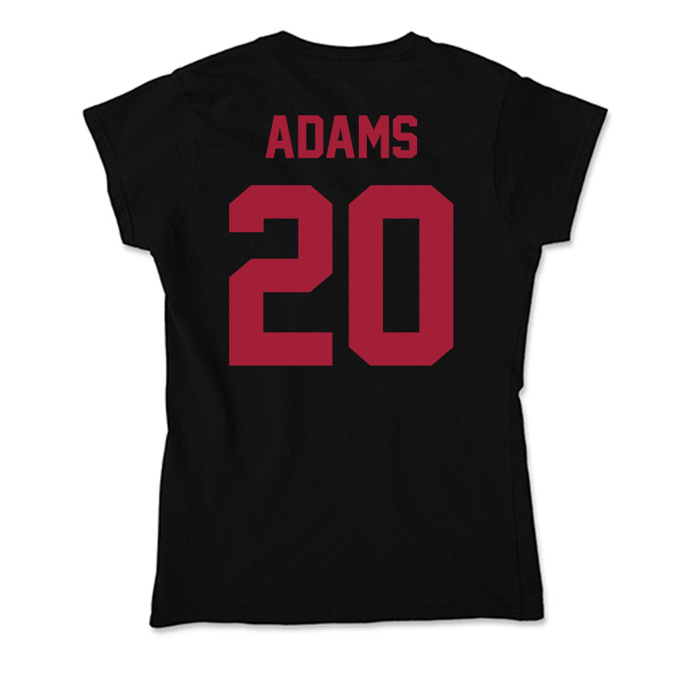 Alabama - NCAA Baseball : Zane Adams - Soft Style Women‚Äôs T-Shirt Hoodie, Sweatshirt | CoreVibeTees.com (Image 2)