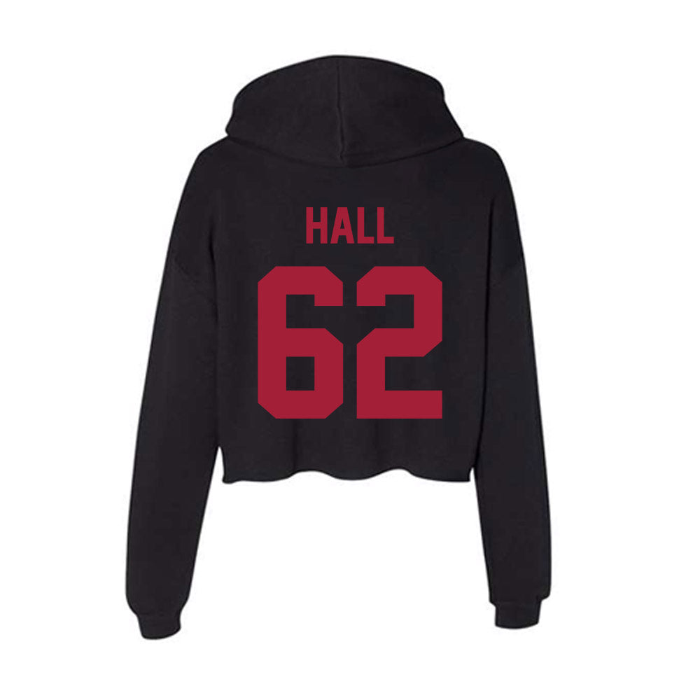 Alabama - Football Alumni : Randy Hall - Women's Crop Fleece Hoodie T-Shirts, Sweatshirt | CoreVibeTees.com (Image 2)