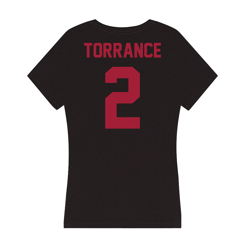 Alabama - Men's Basketball Alumni : Mikhail Torrance - Women's V-Neck T-Shirt Hoodie, Sweatshirt | CoreVibeTees.com (Image 2)