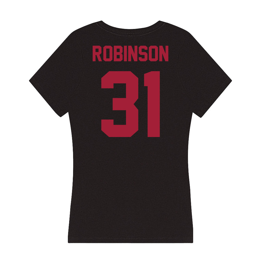 Alabama - Men's Basketball Alumni : James Hollywood Robinson - Women's V-Neck T-Shirt Hoodie, Sweatshirt (Image 2)