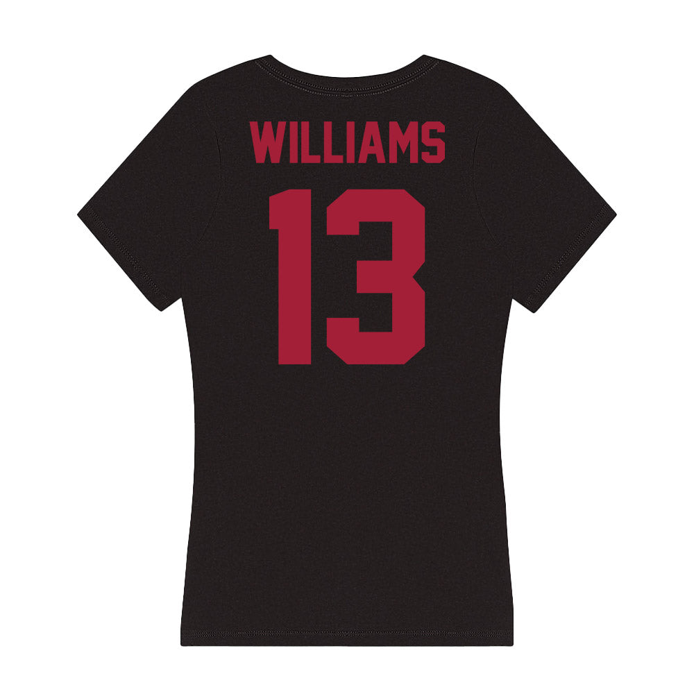 Alabama - Men's Basketball Alumni : Lucky Williams - Women's V-Neck T-Shirt Hoodie, Sweatshirt | CoreVibeTees.com (Image 2)