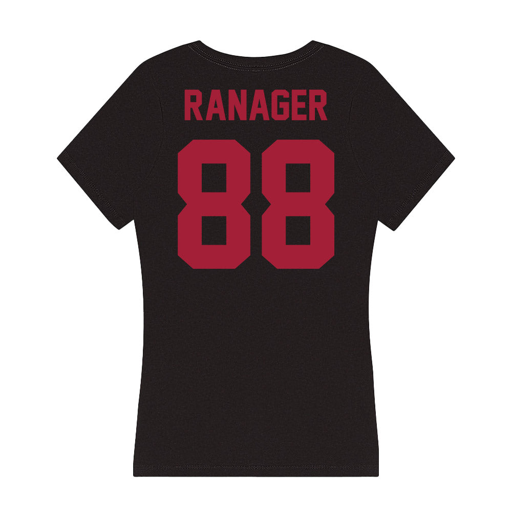 Alabama - Football Alumni : George Ranager - Women's V-Neck T-Shirt Hoodie, Sweatshirt | CoreVibeTees.com (Image 2)