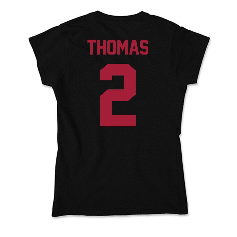 Alabama - Men's Basketball Alumni : Emmett Thomas - Soft Style Women‚Äôs T-Shirt Hoodie, Sweatshirt (Image 2)
