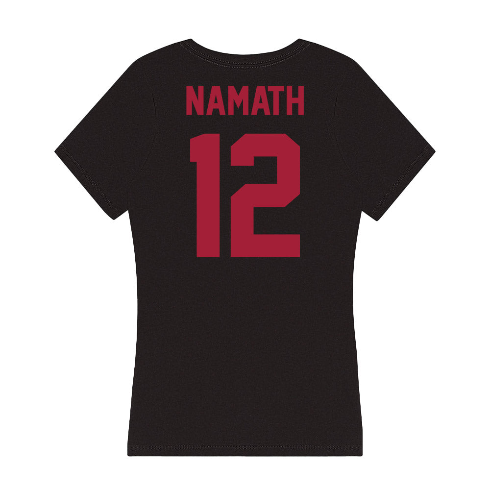 Alabama - Football Alumni : Joe Namath - Women's V-Neck T-Shirt Hoodie, Sweatshirt | CoreVibeTees.com (Image 2)