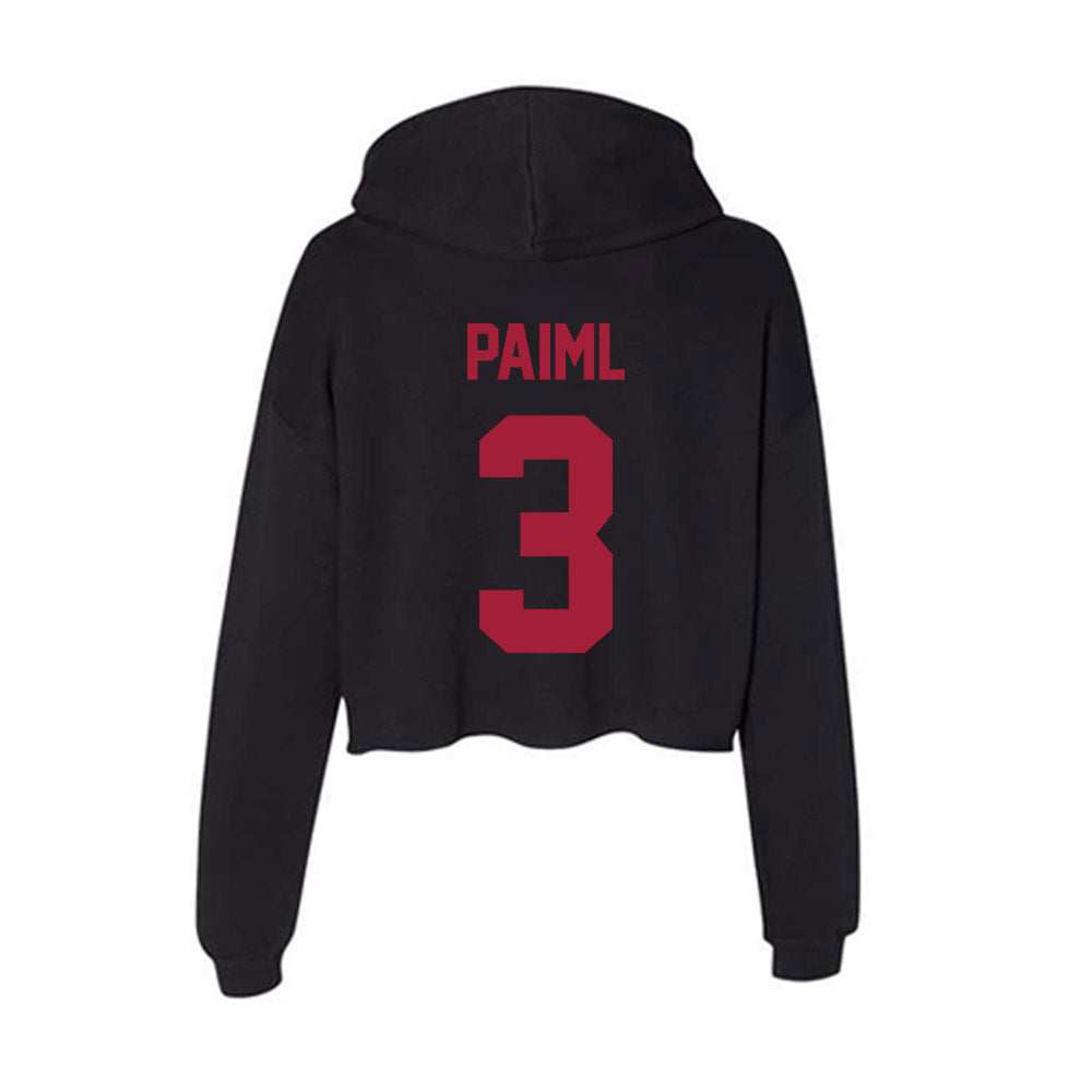 Alabama - Baseball Alumni : Greg Paiml - Women's Crop Fleece Hoodie T-Shirts, Sweatshirt | CoreVibeTees.com (Image 2)