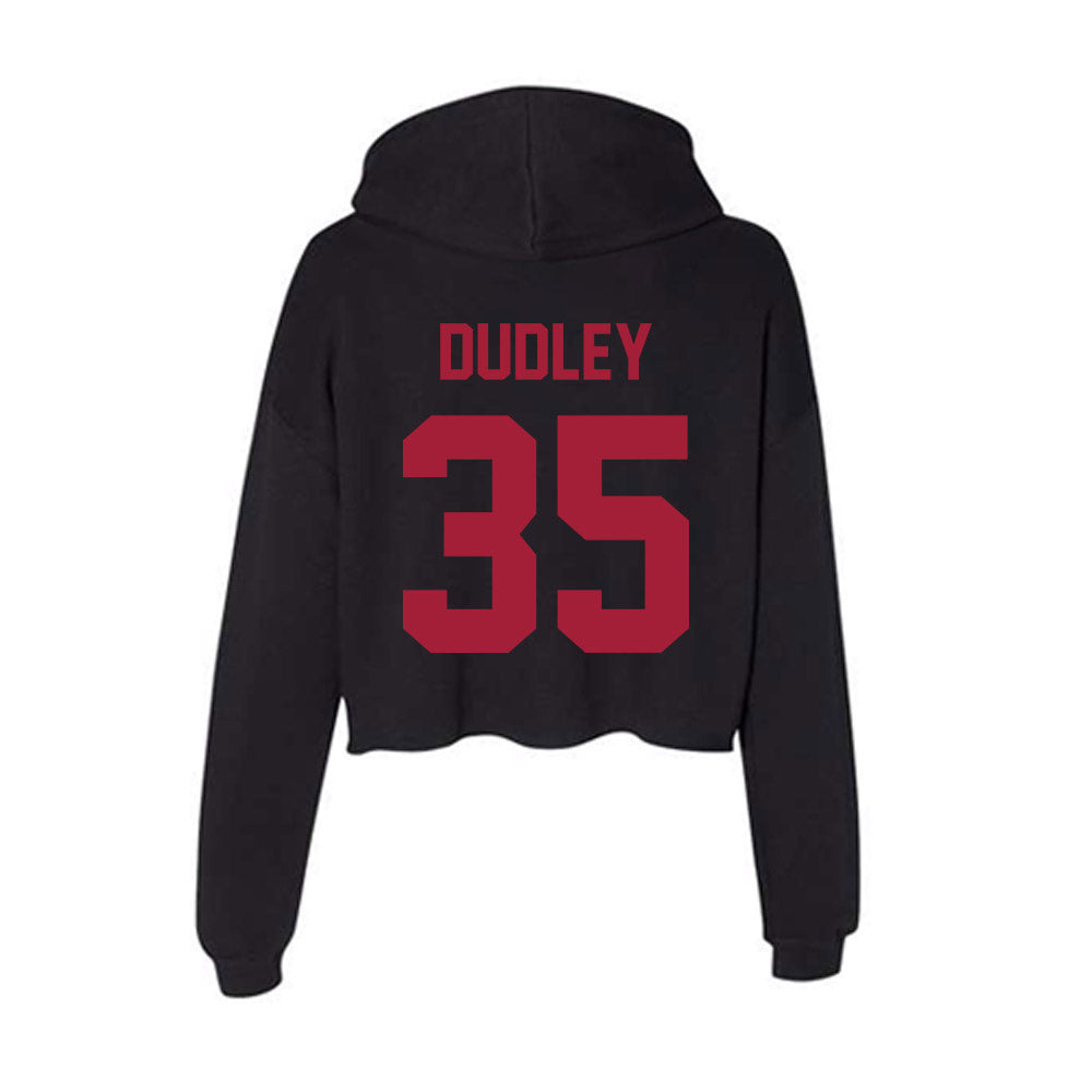 Alabama - Men's Basketball Alumni : Erwin Dudley - Women's Crop Fleece Hoodie T-Shirts, Sweatshirt (Image 2)