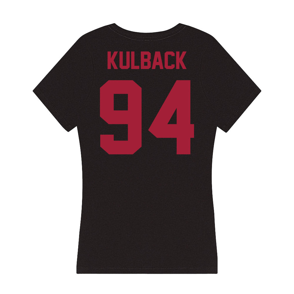 Alabama - Football Alumni : Steven Kulback - Women's V-Neck T-Shirt Hoodie, Sweatshirt | CoreVibeTees.com (Image 2)