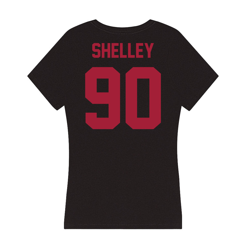 Alabama - Football Alumni : Jeremy Shelley - Women's V-Neck T-Shirt Hoodie, Sweatshirt | CoreVibeTees.com (Image 2)