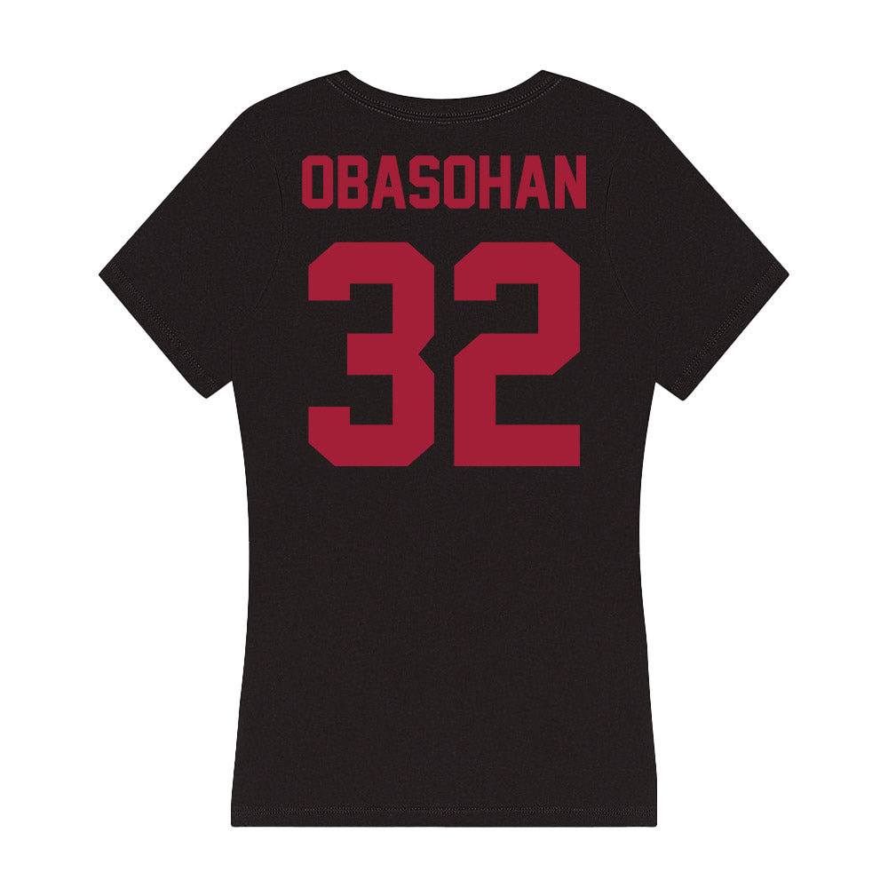 Alabama - Men's Basketball Alumni : Retin Obasohan - Women's V-Neck T-Shirt Hoodie, Sweatshirt | CoreVibeTees.com (Image 2)