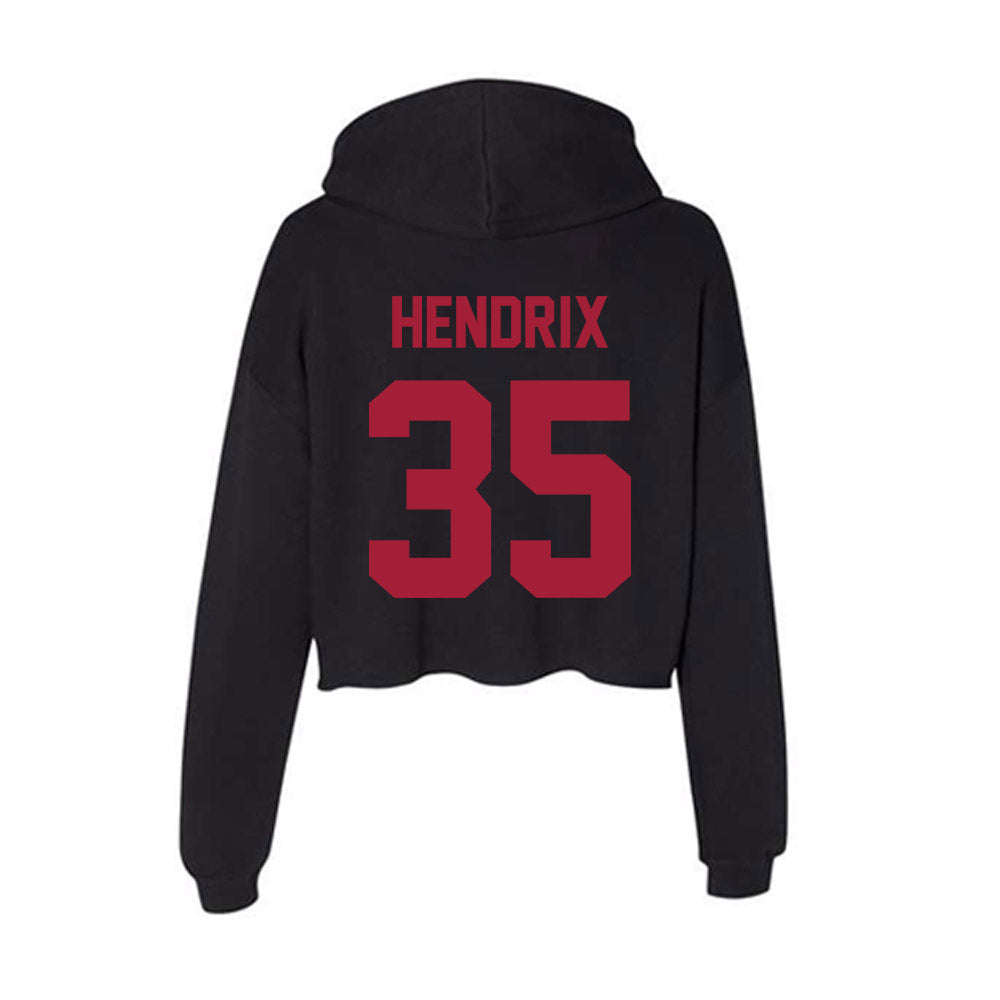 Alabama - Men's Basketball Alumni : Richard Hendrix - Women's Crop Fleece Hoodie T-Shirts, Sweatshirt (Image 2)