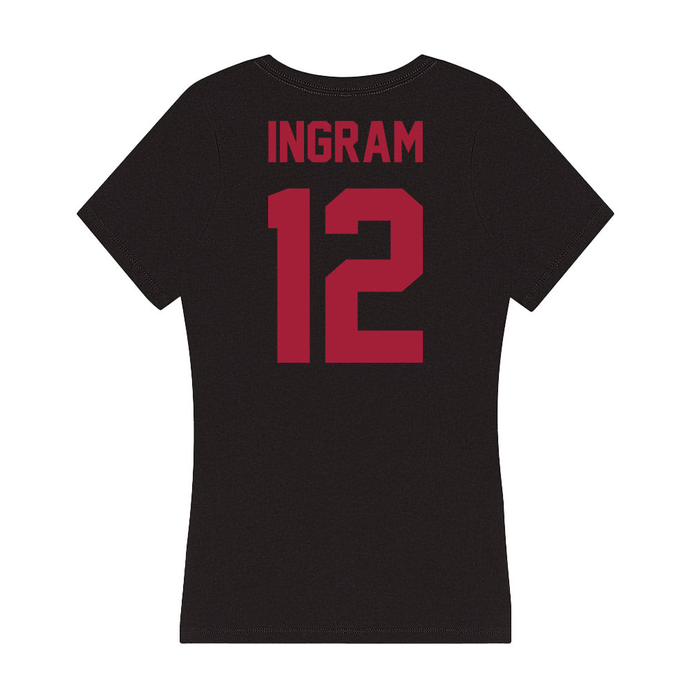 Alabama - Men's Basketball Alumni : Dazon Ingram - Women's V-Neck T-Shirt Hoodie, Sweatshirt | CoreVibeTees.com (Image 2)
