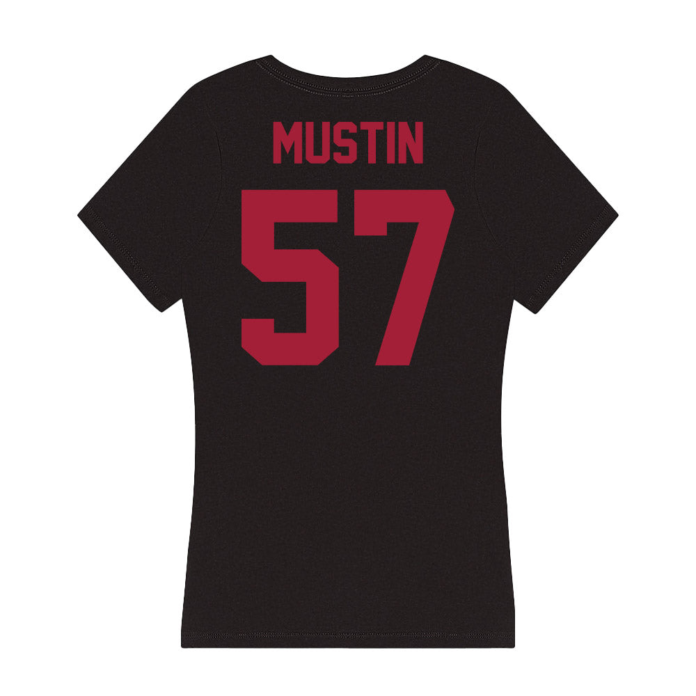 Alabama - Football Alumni : William Mustin - Women's V-Neck T-Shirt Hoodie, Sweatshirt | CoreVibeTees.com (Image 2)