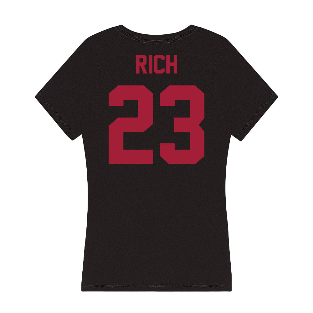 Alabama - Men's Basketball Alumni : Darby Rich - Women's V-Neck T-Shirt Hoodie, Sweatshirt | CoreVibeTees.com (Image 2)