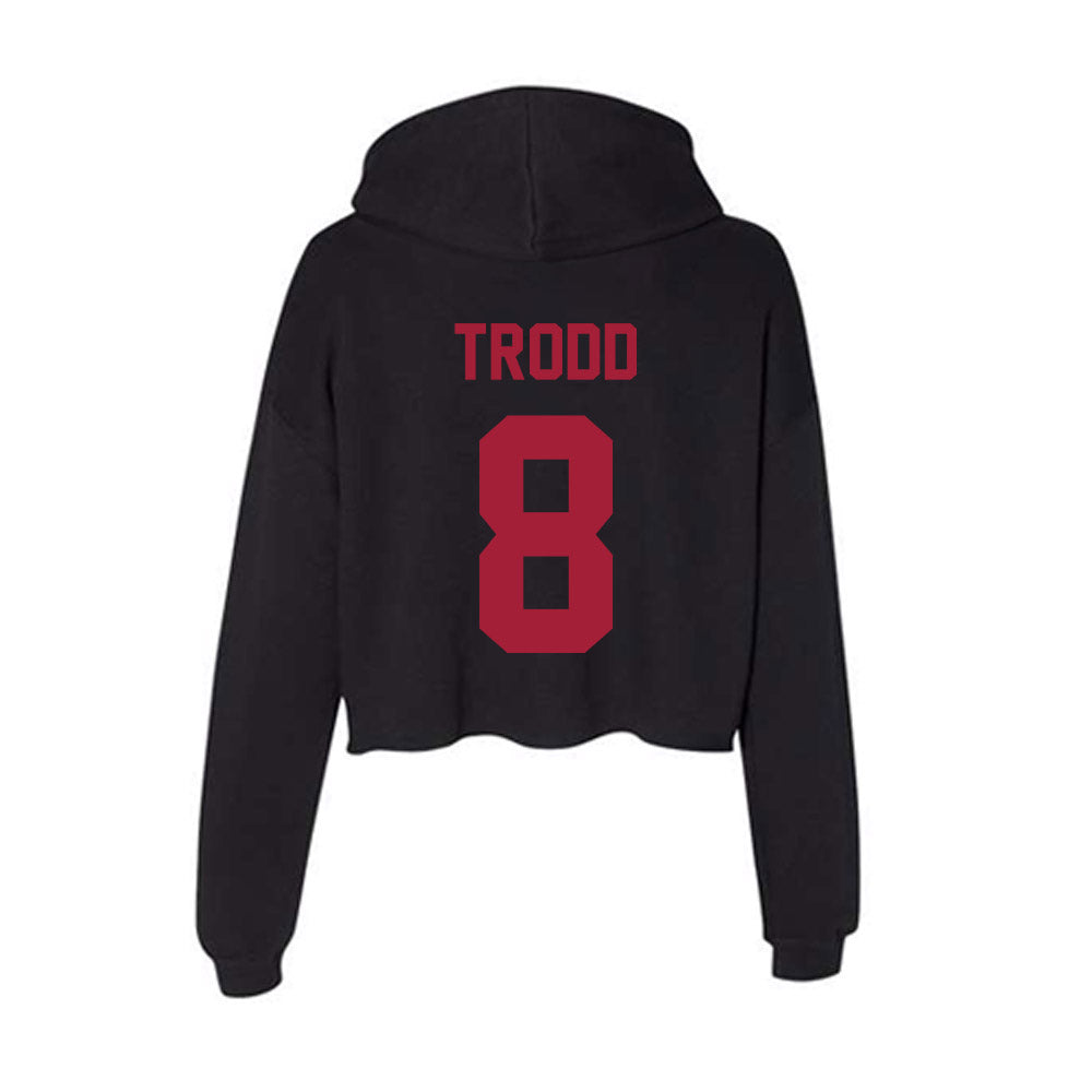 Alabama - Football Alumni : Paul Trodd - Women's Crop Fleece Hoodie T-Shirts, Sweatshirt | CoreVibeTees.com (Image 2)