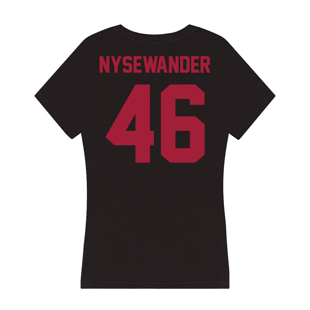 Alabama - Football Alumni : Michael Nysewander - Women's V-Neck T-Shirt Hoodie, Sweatshirt | CoreVibeTees.com (Image 2)