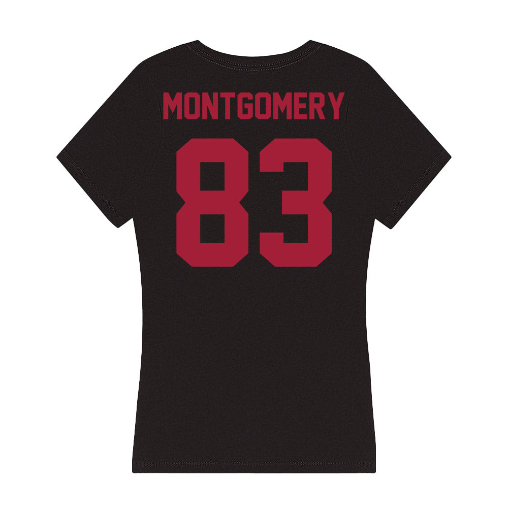 Alabama - Football Alumni : Robert Montgomery - Women's V-Neck T-Shirt Hoodie, Sweatshirt | CoreVibeTees.com (Image 2)