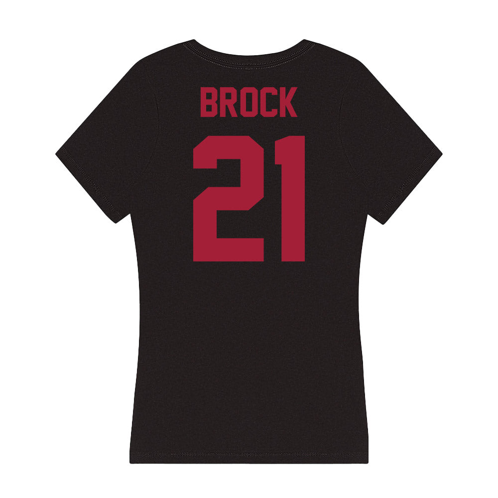 Alabama - Men's Basketball Alumni : Evan Brock - Women's V-Neck T-Shirt Hoodie, Sweatshirt | CoreVibeTees.com (Image 2)