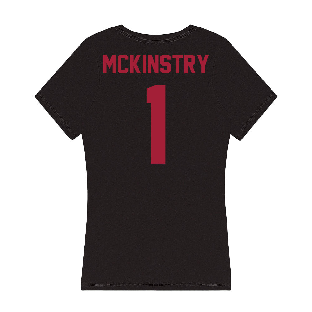 Alabama - Football Alumni : Ga'Quincy McKinstry - Women's V-Neck T-Shirt Hoodie, Sweatshirt | CoreVibeTees.com (Image 2)