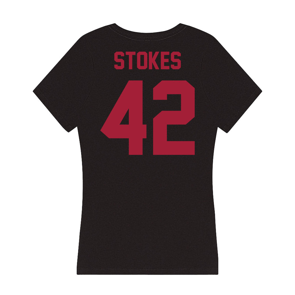 Alabama - Football Alumni : Ralph Stokes - Women's V-Neck T-Shirt Hoodie, Sweatshirt | CoreVibeTees.com (Image 2)