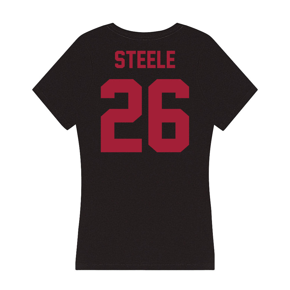 Alabama - NCAA Baseball : Peyton Steele - Women's V-Neck T-Shirt Hoodie, Sweatshirt | CoreVibeTees.com (Image 4)