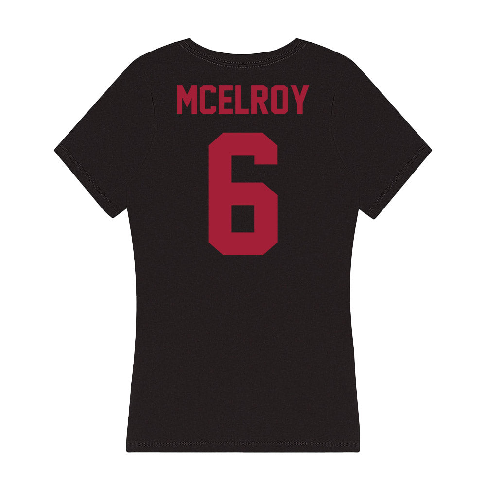 Alabama - Football Alumni : Alan McElroy - Women's V-Neck T-Shirt Hoodie, Sweatshirt | CoreVibeTees.com (Image 2)