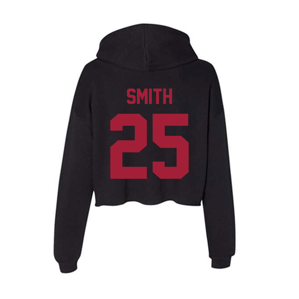 Alabama - Baseball Alumni : Dylan Smith - Women's Crop Fleece Hoodie T-Shirts, Sweatshirt | CoreVibeTees.com (Image 2)
