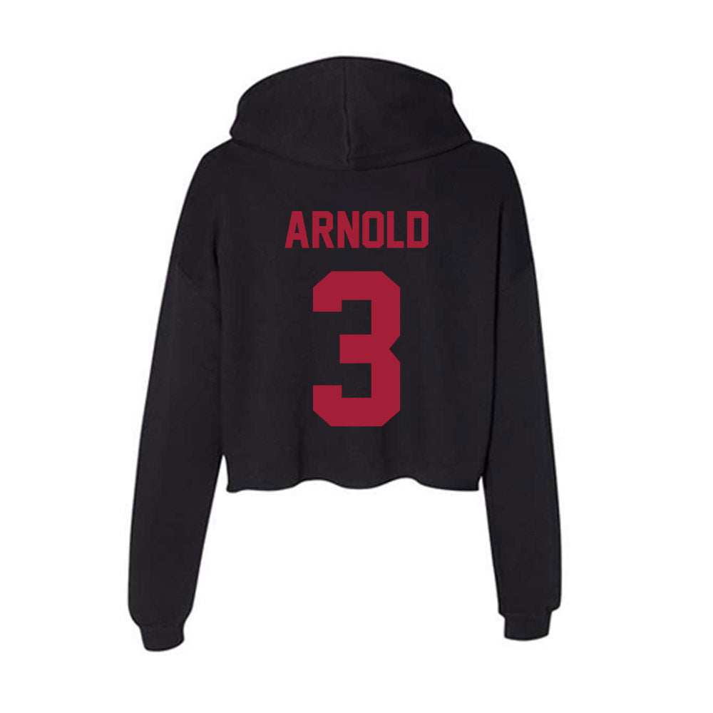Alabama - Football Alumni : Terrion Arnold - Women's Crop Fleece Hoodie T-Shirts, Sweatshirt | CoreVibeTees.com (Image 2)