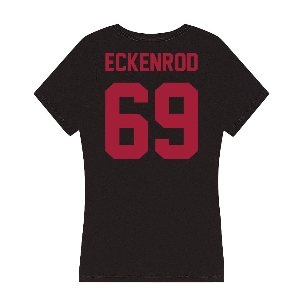 Alabama - Football Alumni : Mike Eckenrod - Women's V-Neck T-Shirt Hoodie, Sweatshirt | CoreVibeTees.com (Image 2)