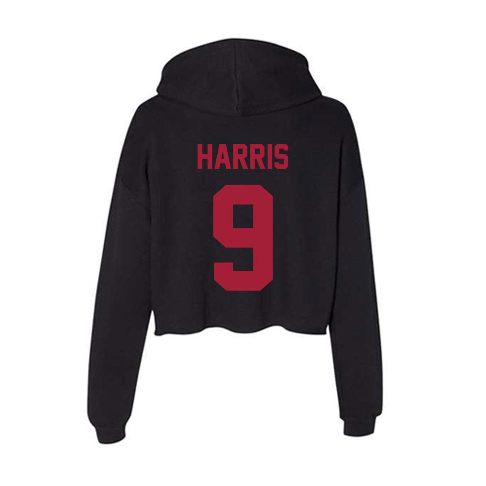 Alabama - Football Alumni : Jim Bob Harris - Women's Crop Fleece Hoodie T-Shirts, Sweatshirt | CoreVibeTees.com (Image 2)
