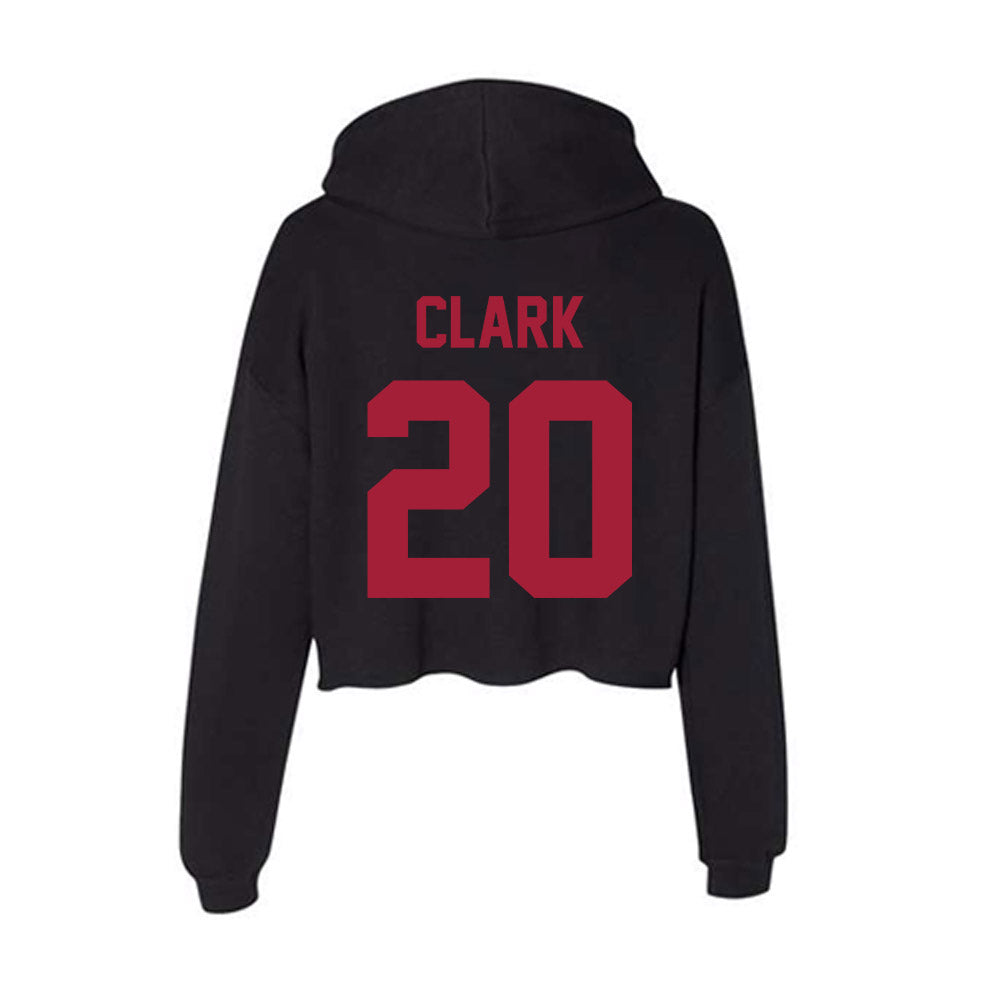 Alabama - Baseball Alumni : Aaron Clark - Women's Crop Fleece Hoodie T-Shirts, Sweatshirt | CoreVibeTees.com (Image 2)