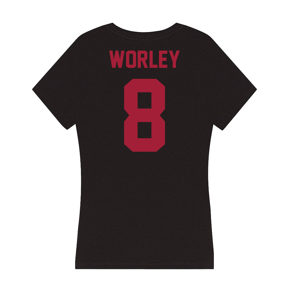 Alabama - Football Alumni : Butch Worley - Women's V-Neck T-Shirt Hoodie, Sweatshirt | CoreVibeTees.com (Image 2)