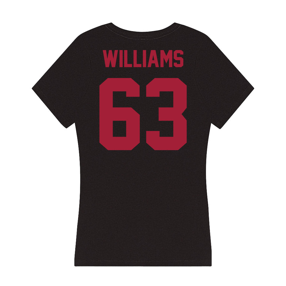 Alabama - Football Alumni : Kelin Williams - Women's V-Neck T-Shirt Hoodie, Sweatshirt | CoreVibeTees.com (Image 2)