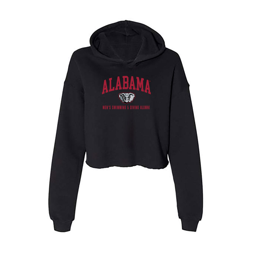 Alabama - Men's Swimming & Diving Alumni : Carl Madden - Women's Crop Fleece Hoodie T-Shirts, Sweatshirt (Image 1)