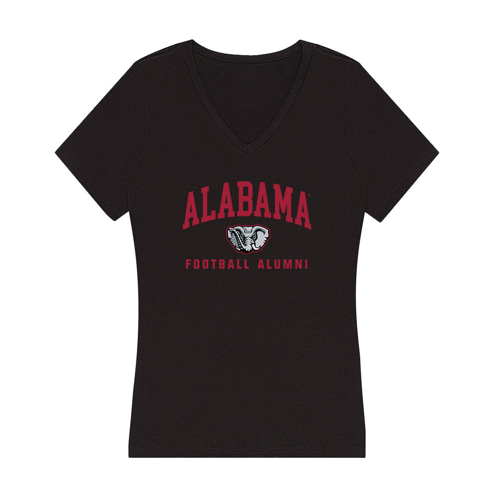 Alabama - Football Alumni : Jackie Sherrill - Women's V-Neck T-Shirt Hoodie, Sweatshirt | CoreVibeTees.com (Image 1)