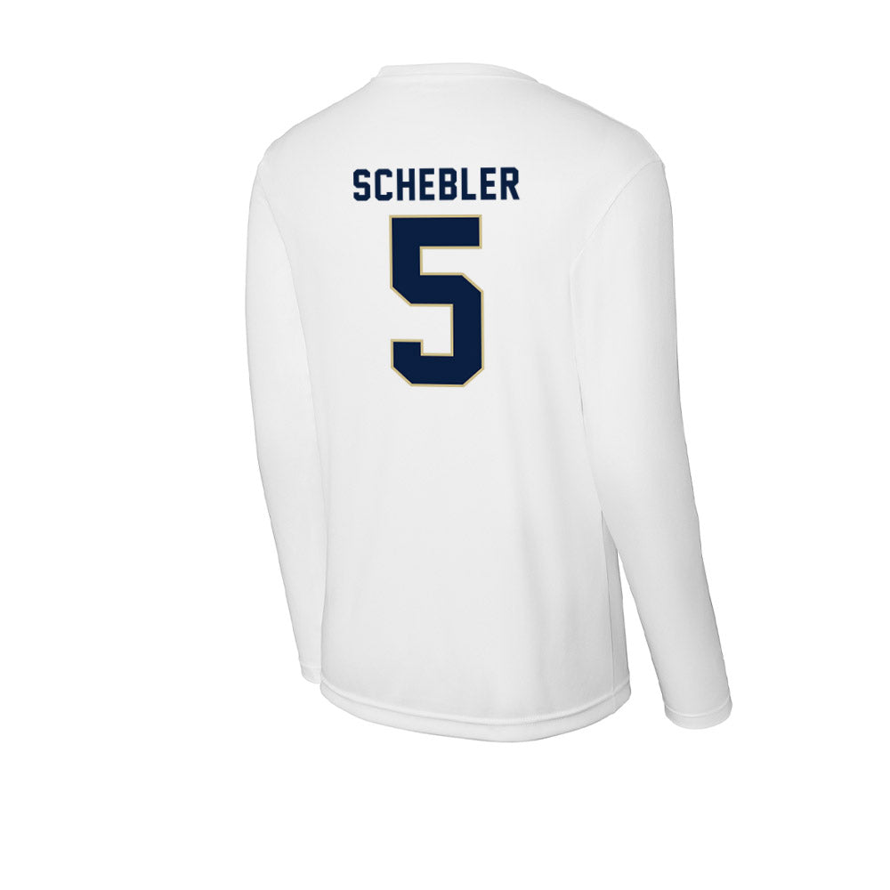 Akron - NCAA Baseball : Charles Schebler - Activewear Long Sleeve T-Shirt Hoodie, Sweatshirt | CoreVibeTees.com (Image 2)