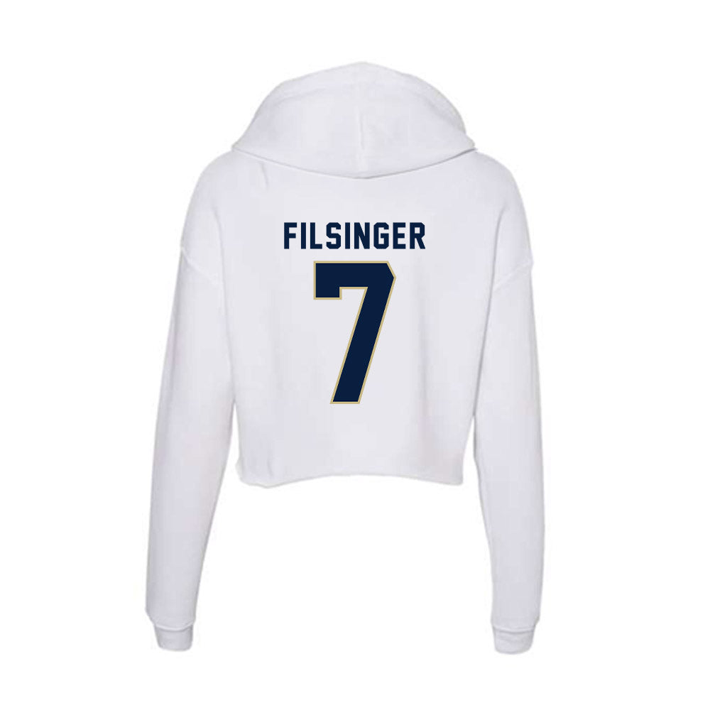 Akron - NCAA Men's Soccer : Connor Filsinger - Women's Crop Fleece Hoodie T-Shirts, Sweatshirt | CoreVibeTees.com (Image 2)